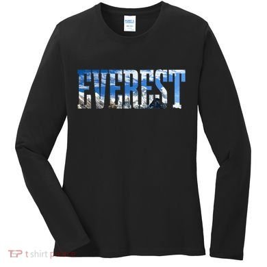 Mount Everest Expidition Mt Mountain Climbing Mountaineer Women's Long Sleeve Shirt