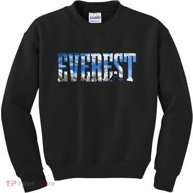 Mount Everest Expidition Mt Mountain Climbing Mountaineer Kids Sweatshirt