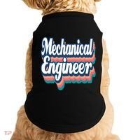 Mechanical Engineer Engineering Major Retro Cool Gift Doggie Tank thumb 0