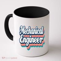 Mechanical Engineer Engineering Major Retro Cool Gift Coffee Mug thumb 0