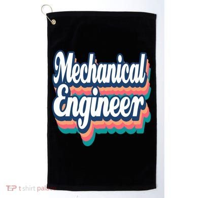Mechanical Engineer Engineering Major Retro Cool Gift Golf Towel