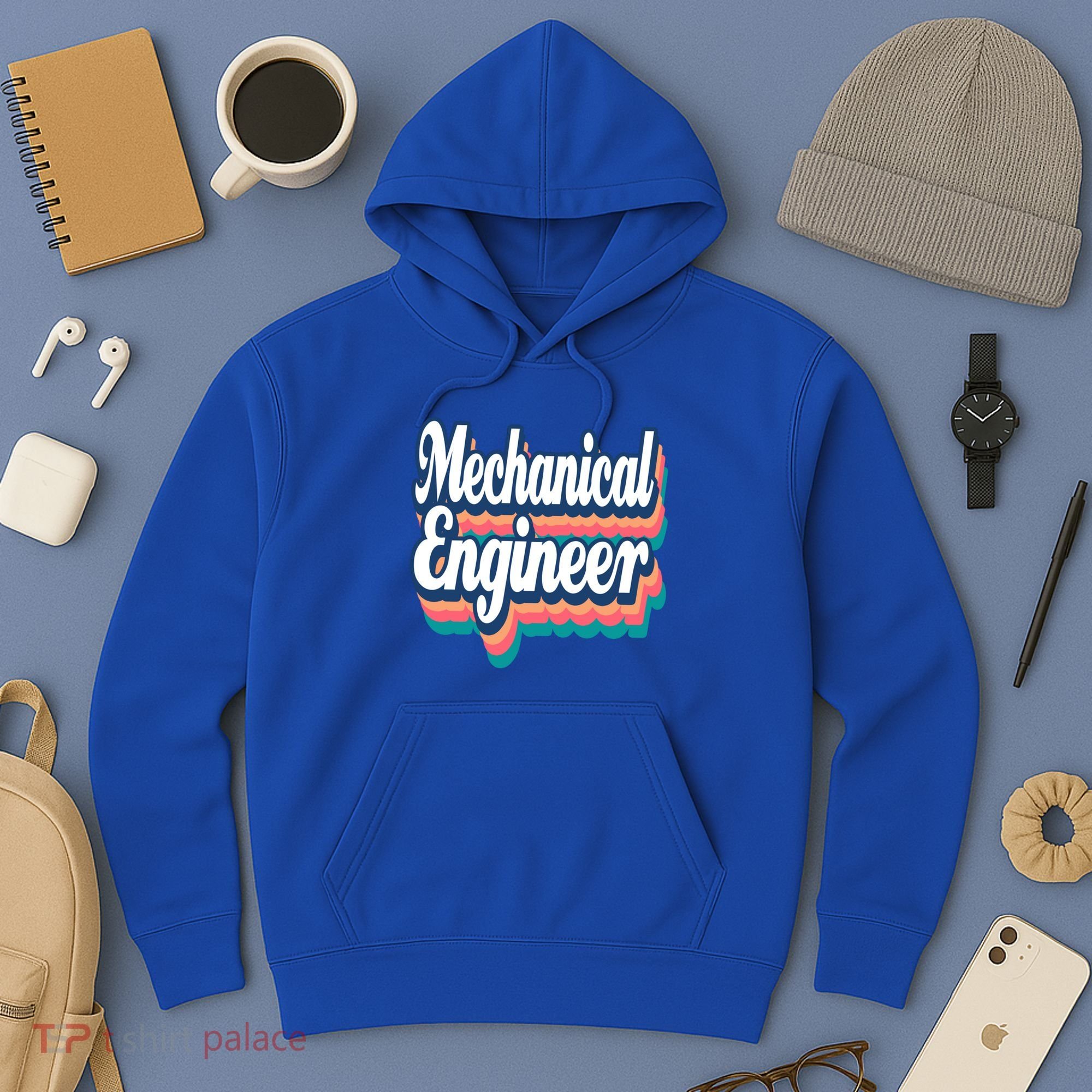 Mechanical Engineer Engineering Major Retro Cool Gift Hoodie