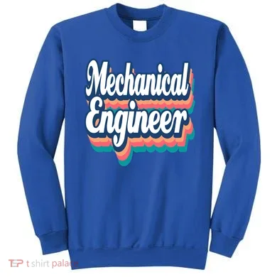 Mechanical Engineer Engineering Major Retro Cool Gift Sweatshirt
