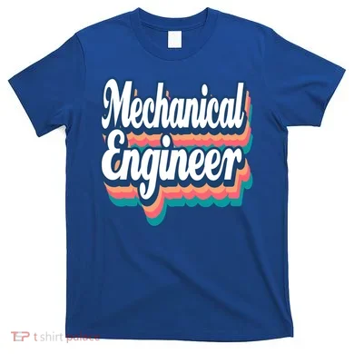 Mechanical Engineer Engineering Major Retro Cool Gift T-Shirt