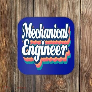 Mechanical Engineer Engineering Major Retro Cool Gift Coaster