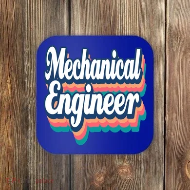 Mechanical Engineer Engineering Major Retro Cool Gift Coaster