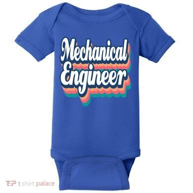 Mechanical Engineer Engineering Major Retro Cool Gift Baby Bodysuit