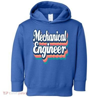 Mechanical Engineer Engineering Major Retro Cool Gift Toddler Hoodie