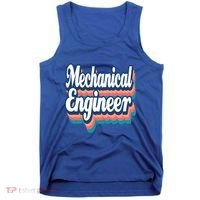 Mechanical Engineer Engineering Major Retro Cool Gift Tank Top thumb 0