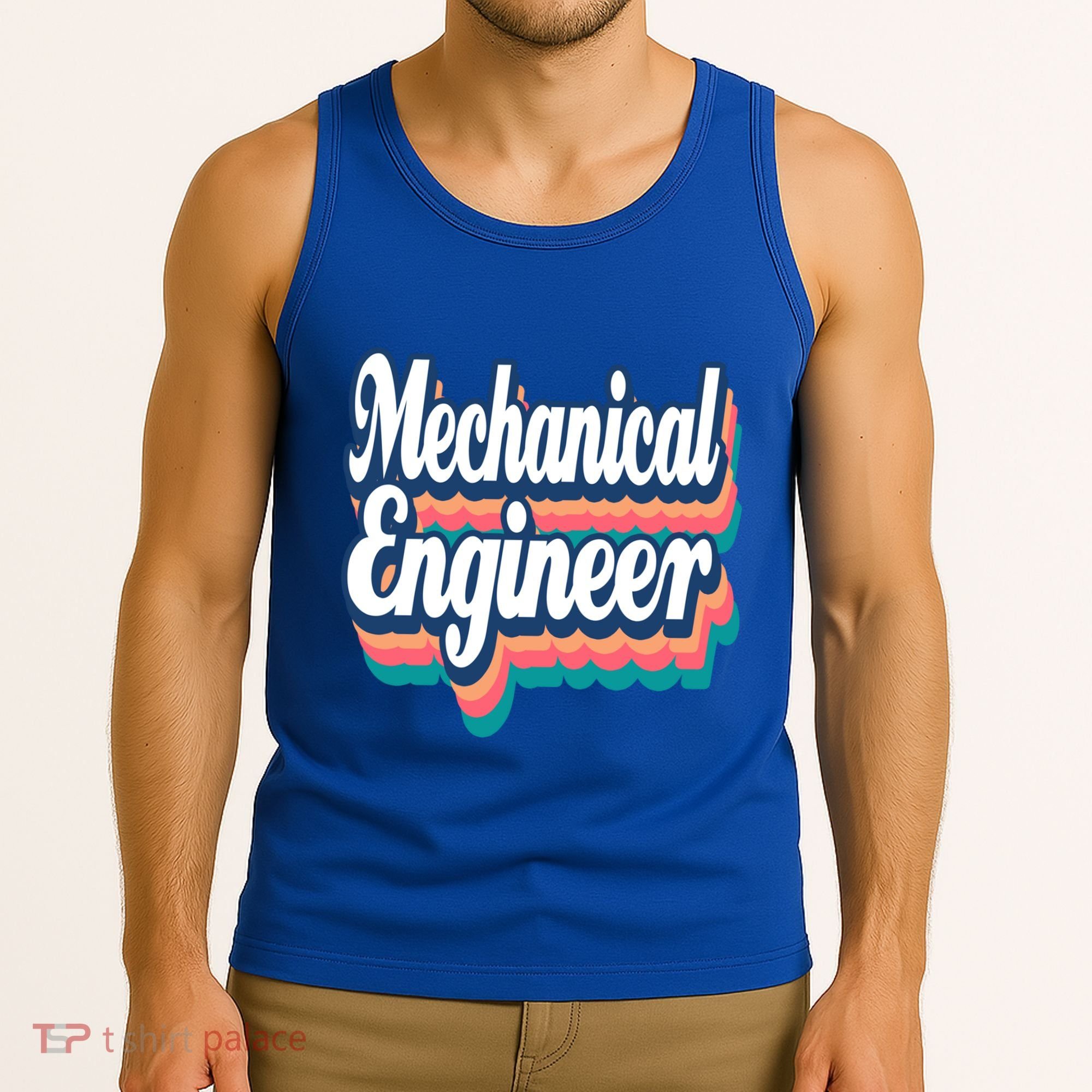 Mechanical Engineer Engineering Major Retro Cool Gift Tank Top