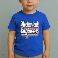 Mechanical Engineer Engineering Major Retro Cool Gift Toddler T-Shirt thumb 2