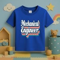 Mechanical Engineer Engineering Major Retro Cool Gift Toddler T-Shirt thumb 3