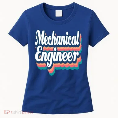 Mechanical Engineer Engineering Major Retro Cool Gift Women's T-Shirt