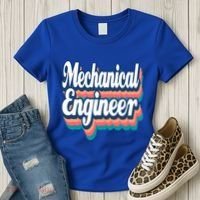 Mechanical Engineer Engineering Major Retro Cool Gift Women's T-Shirt thumb 3