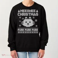 Meeowee Christmas Ugly Sweater Women's Sweatshirt thumb 0