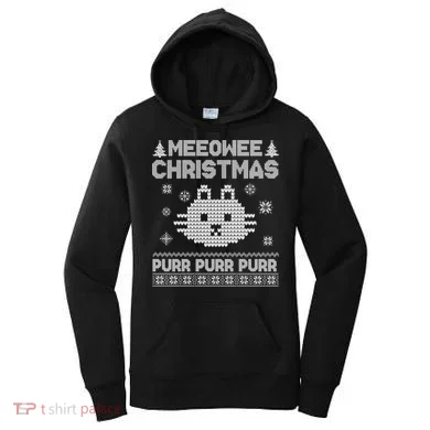 Meeowee Christmas Ugly Sweater Women's Hoodie
