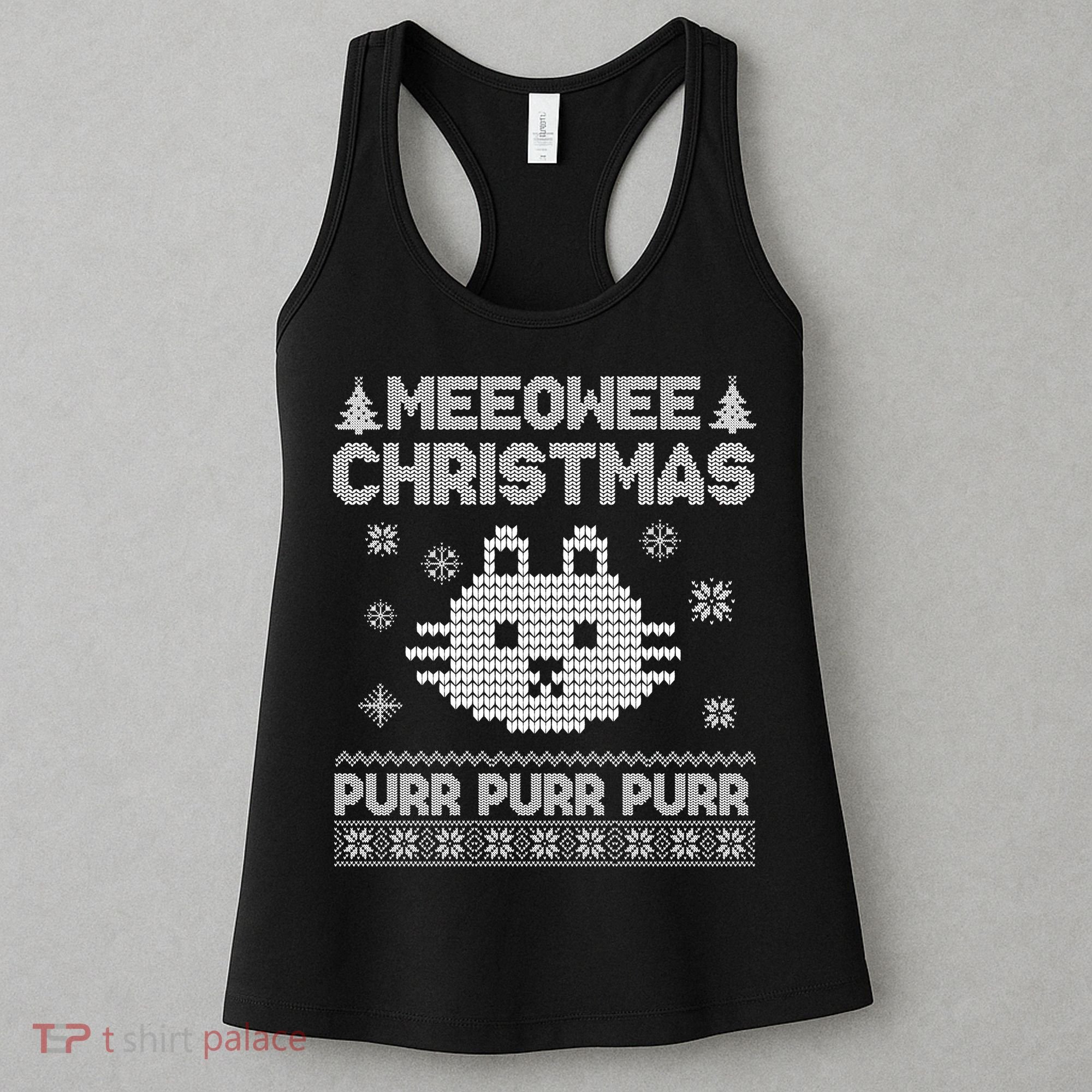 Meeowee Christmas Ugly Sweater Women's Tank Top