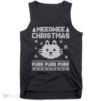 Meeowee Christmas Ugly Sweater Tank Top thumb 0