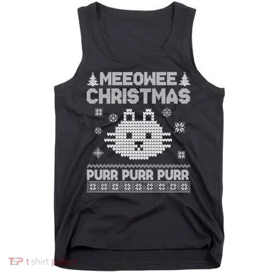 Meeowee Christmas Ugly Sweater Tank Top