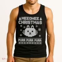 Meeowee Christmas Ugly Sweater Tank Top thumb 3