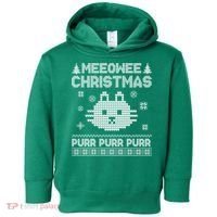 Meeowee Christmas Ugly Sweater Toddler Hoodie thumb 0