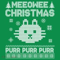 Meeowee Christmas Ugly Sweater Toddler T-Shirt thumb 4