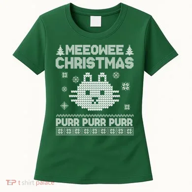 Meeowee Christmas Ugly Sweater Women's T-Shirt