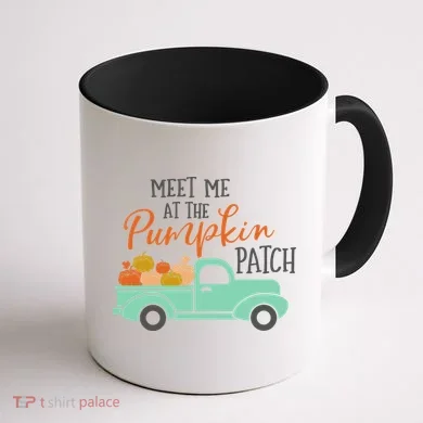 Meet Me at the Pumpkin Patch Coffee Mug back
