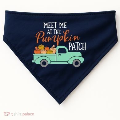 Meet Me at the Pumpkin Patch USA-Made Doggie Bandana