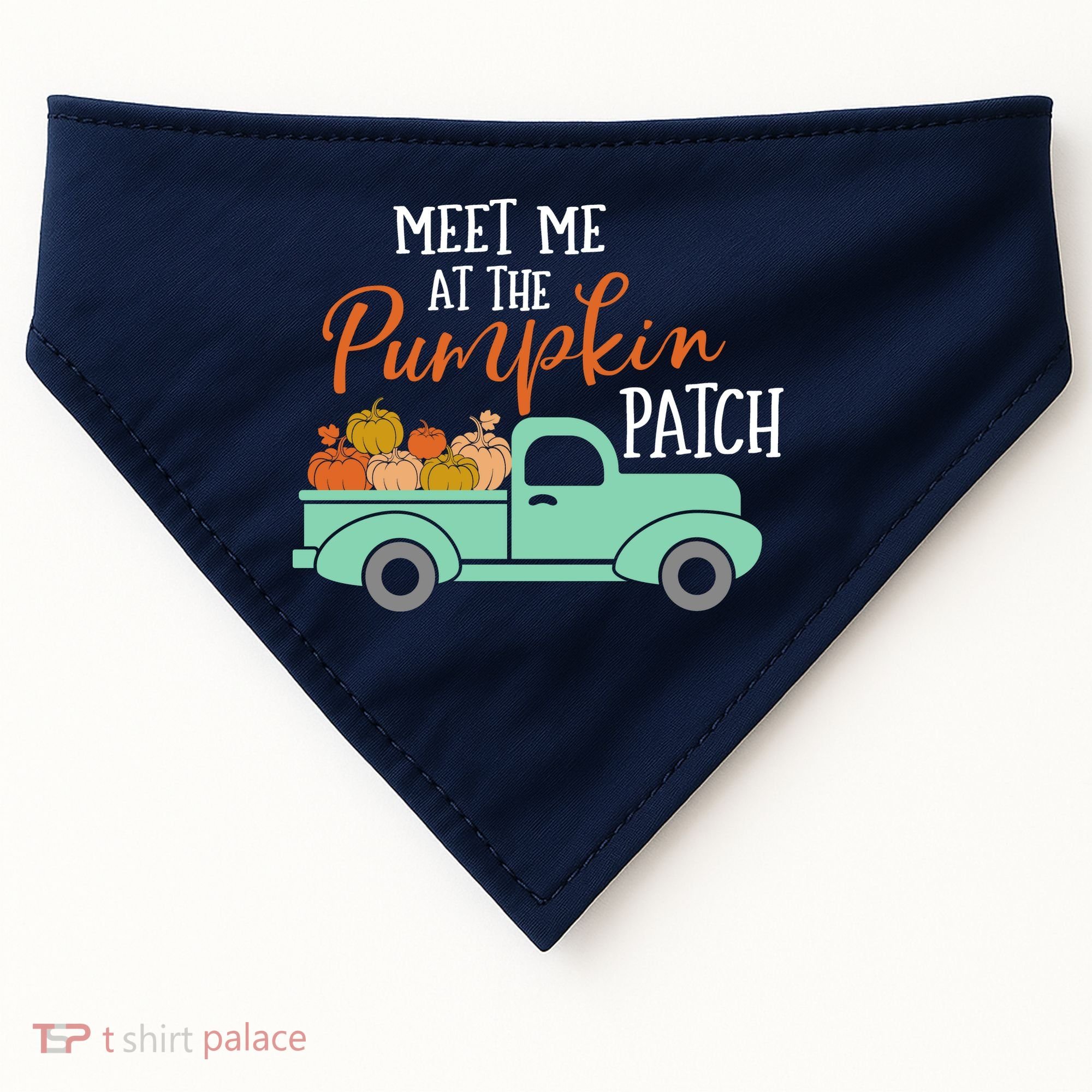 Meet Me at the Pumpkin Patch USA-Made Doggie Bandana