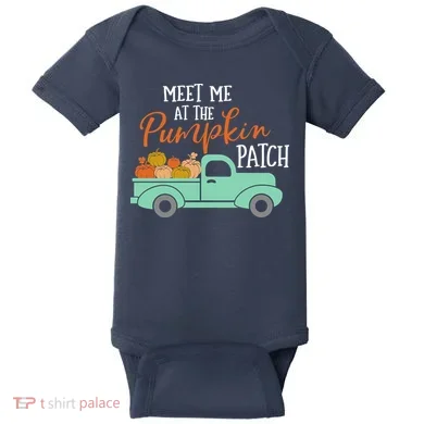 Meet Me at the Pumpkin Patch Baby Bodysuit