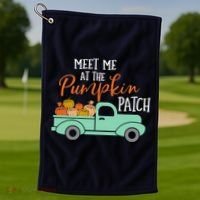 Meet Me at the Pumpkin Patch Golf Towel thumb 1