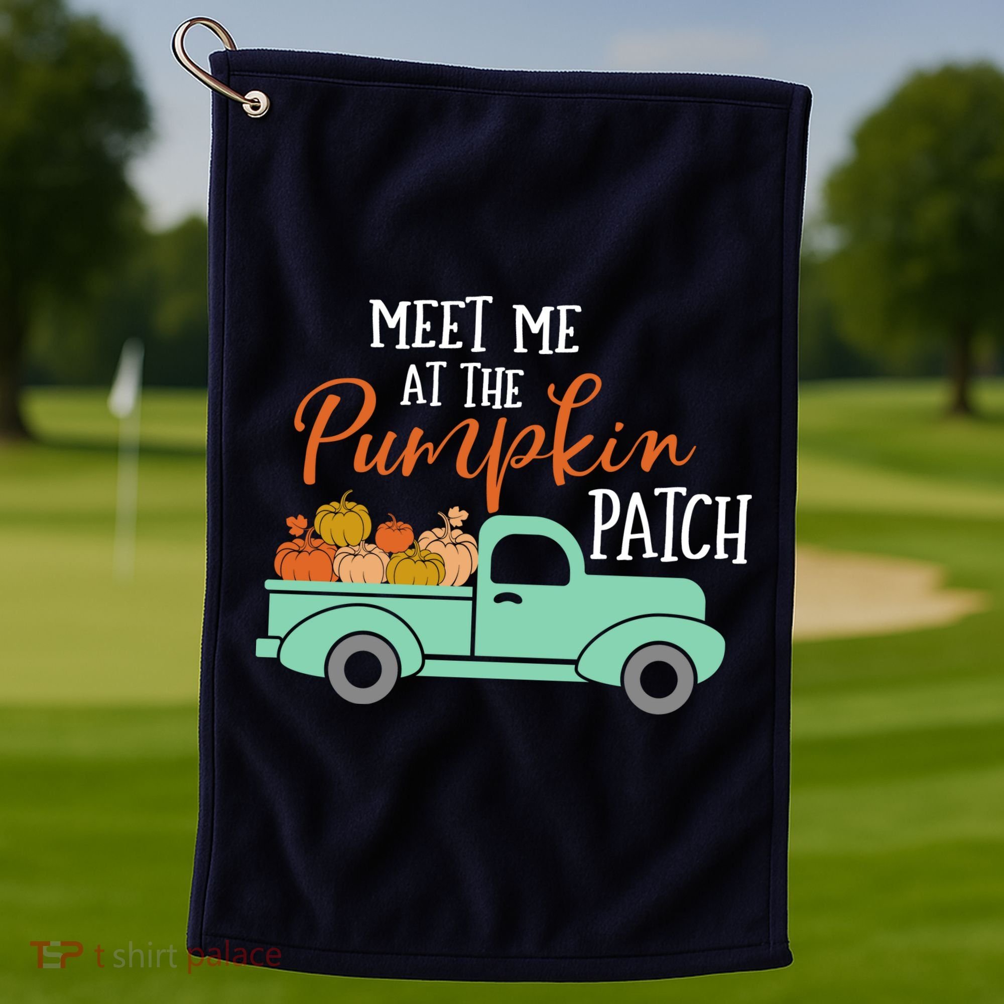 Meet Me at the Pumpkin Patch Golf Towel