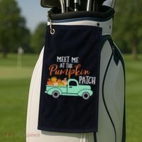 Meet Me at the Pumpkin Patch Golf Towel thumb 2
