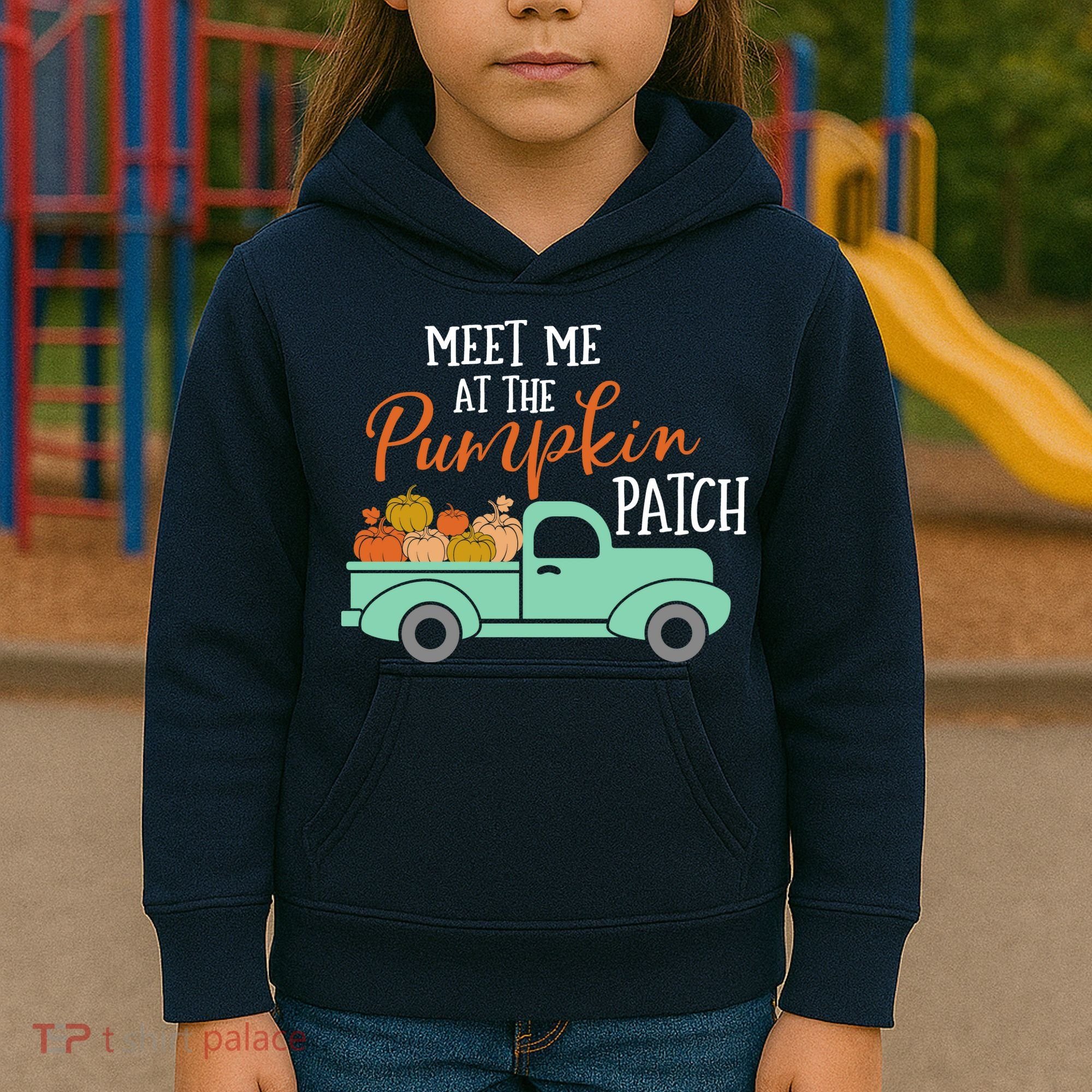 Meet Me at the Pumpkin Patch Kids Hoodie