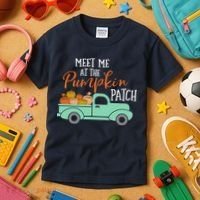 Meet Me at the Pumpkin Patch Kids T-Shirt thumb 3