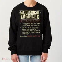Mechanical Engineer Funny Dictionary Definition Women's Sweatshirt thumb 0
