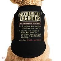 Mechanical Engineer Funny Dictionary Definition Doggie Tank thumb 0
