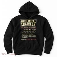 Mechanical Engineer Funny Dictionary Definition Hoodie thumb 0