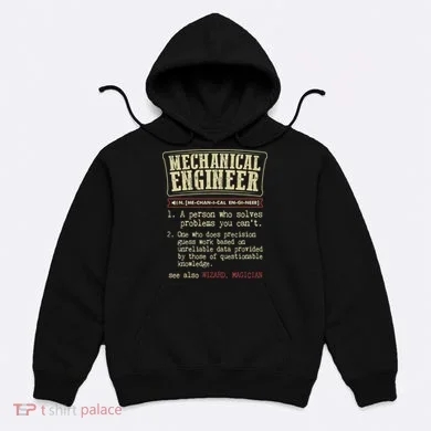 Mechanical Engineer Funny Dictionary Definition Hoodie