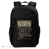 Mechanical Engineer Funny Dictionary Definition Backpack thumb 0