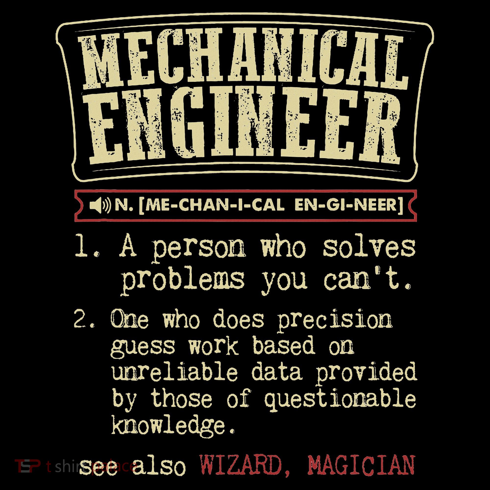 Mechanical Engineer Funny Dictionary Definition Backpack