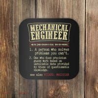 Mechanical Engineer Funny Dictionary Definition Coaster thumb 0