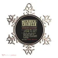 Mechanical Engineer Funny Dictionary Definition Ornament thumb 0