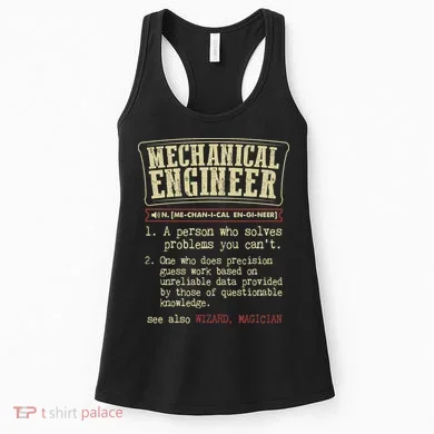 Mechanical Engineer Funny Dictionary Definition Women's Tank Top