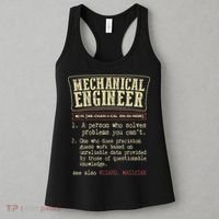 Mechanical Engineer Funny Dictionary Definition Women's Tank Top thumb 3