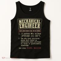 Mechanical Engineer Funny Dictionary Definition Tank Top thumb 2