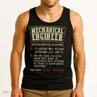 Mechanical Engineer Funny Dictionary Definition Tank Top thumb 3