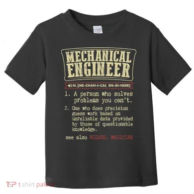Mechanical Engineer Funny Dictionary Definition Toddler T-Shirt
