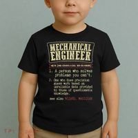 Mechanical Engineer Funny Dictionary Definition Toddler T-Shirt thumb 2